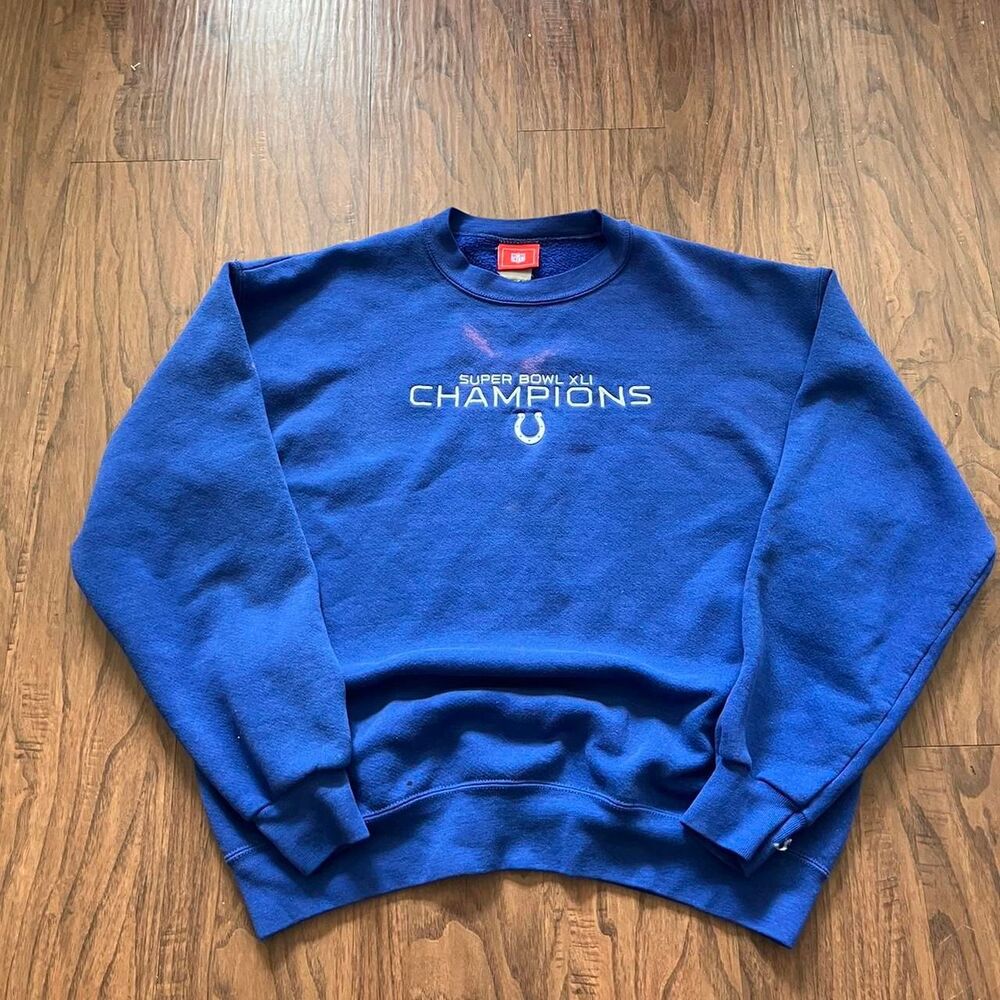 Nfl Men's Blue Sweatshirt
